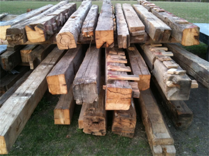 Bulk rough cedar heavy timbers harvested and milled locally in the Pacific Northwest, small mills offer custom rough-cut cedar unavailable at big-box retailers